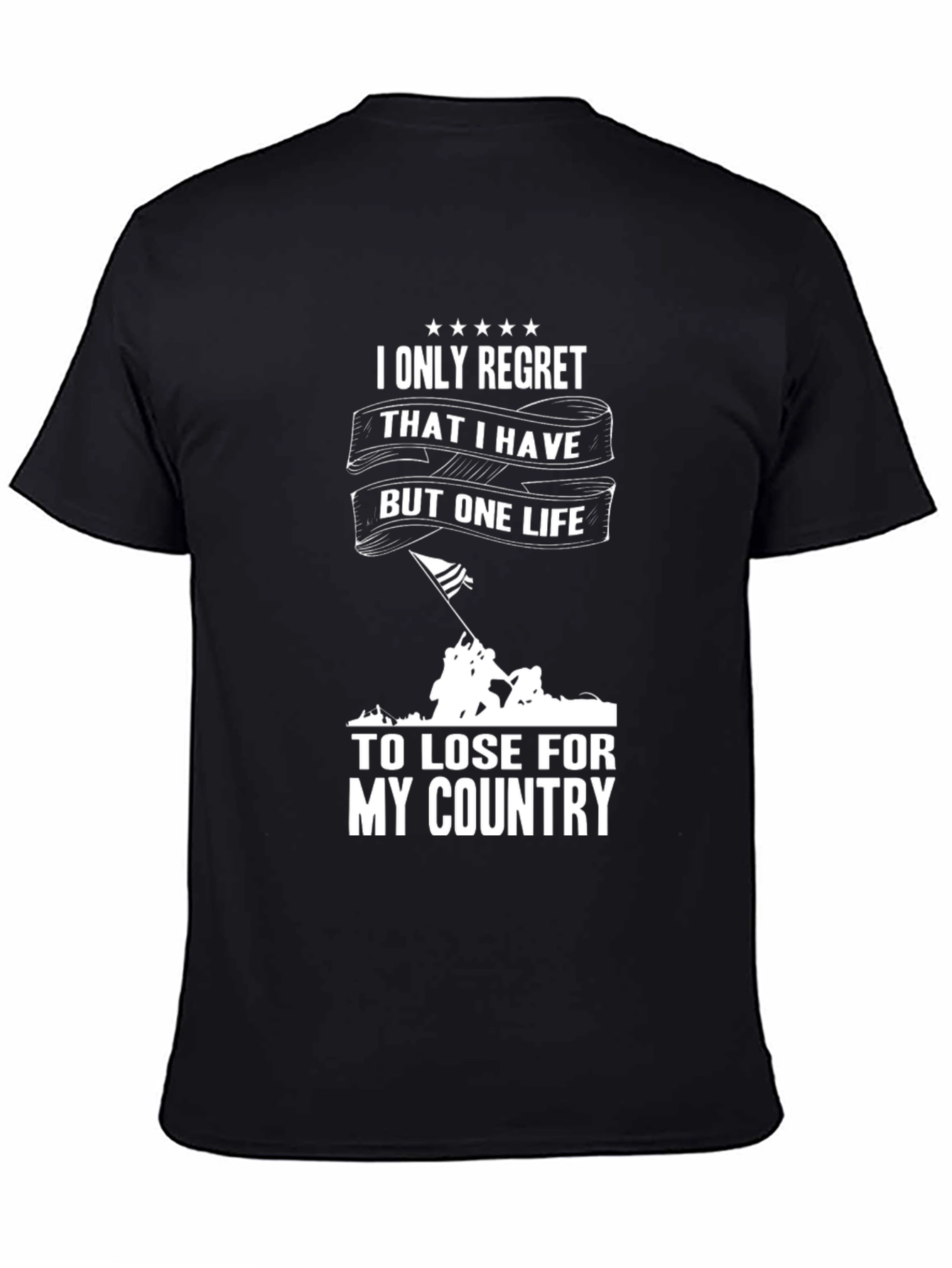 Patriotic One Life Graphic T-Shirt