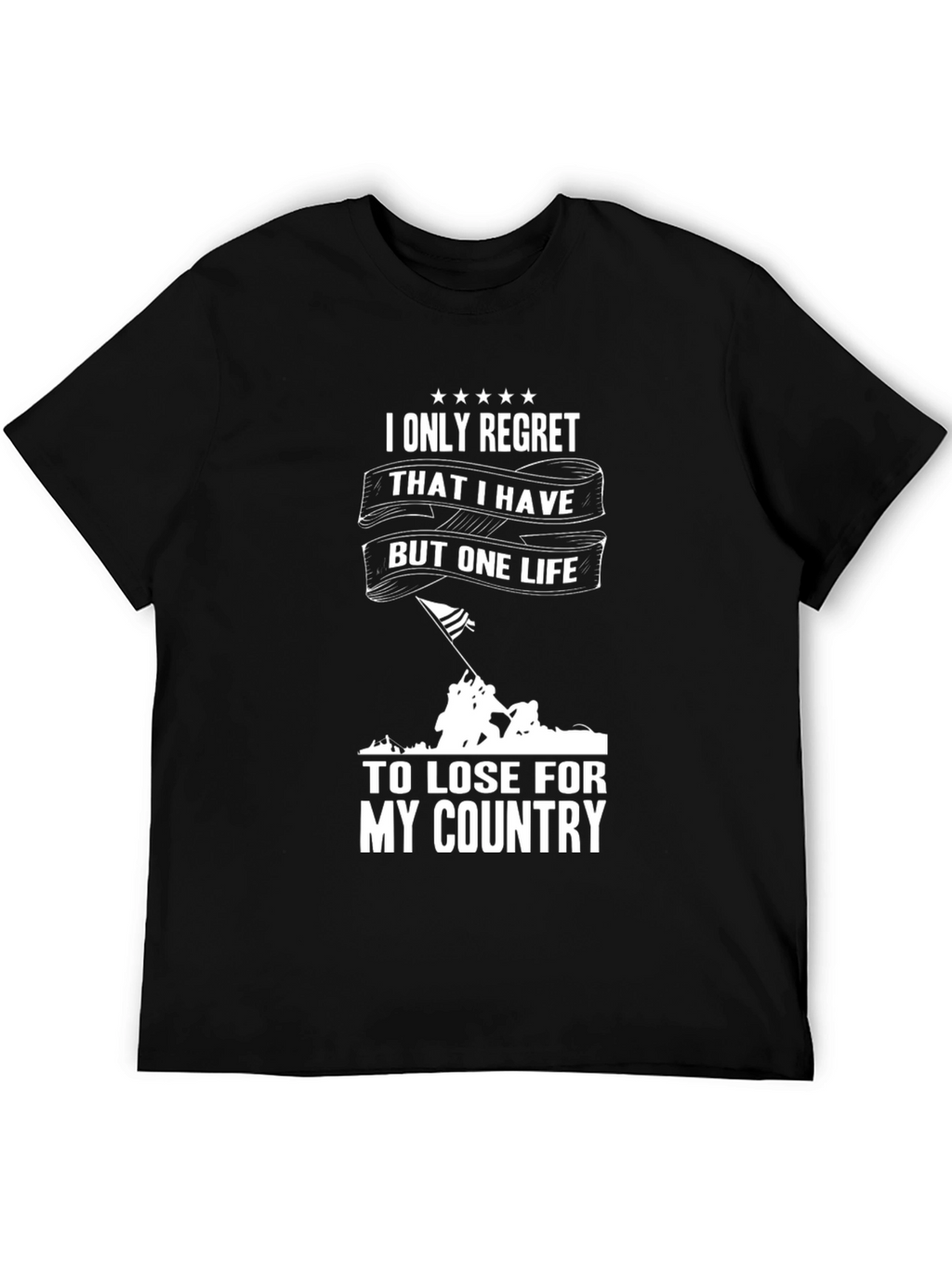 Patriotic One Life Graphic T-Shirt