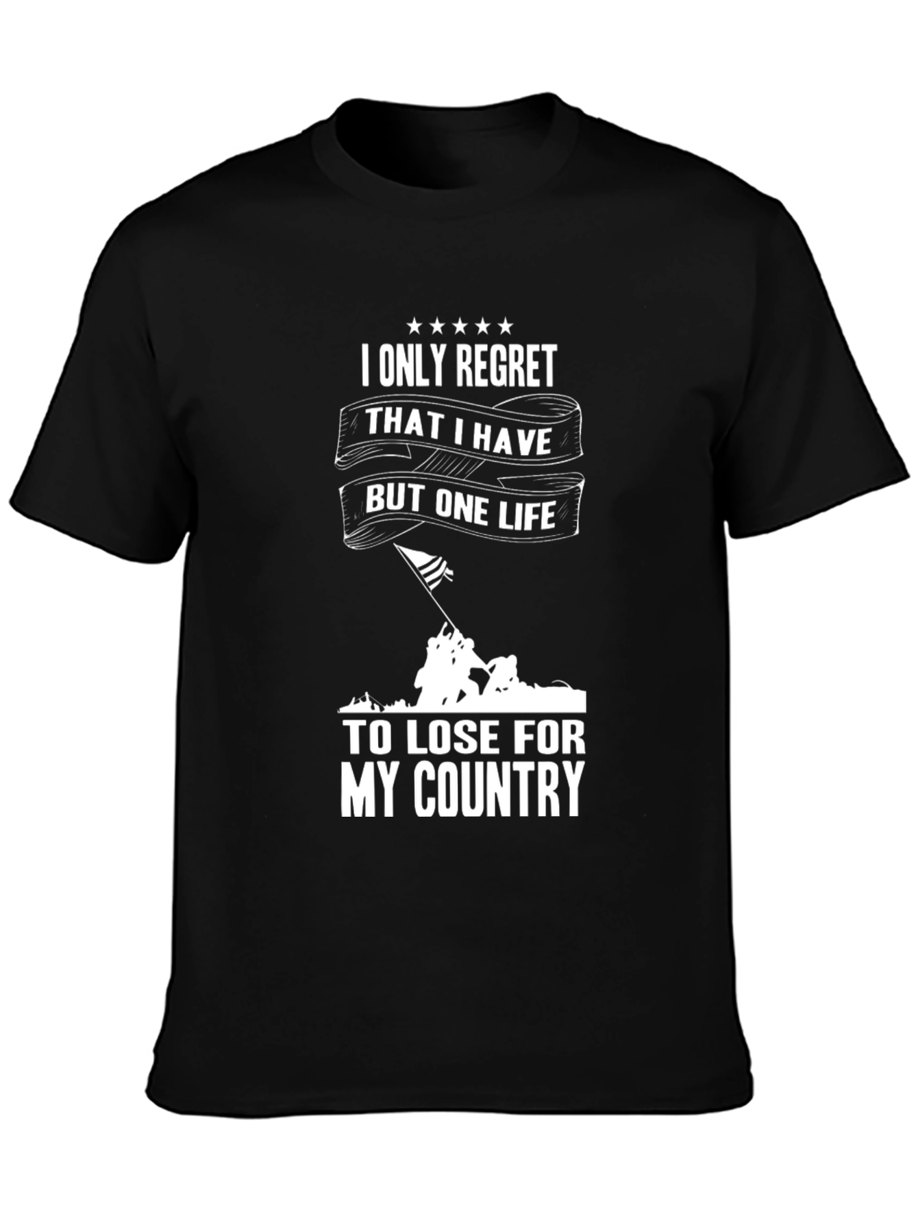 Patriotic One Life Graphic T-Shirt