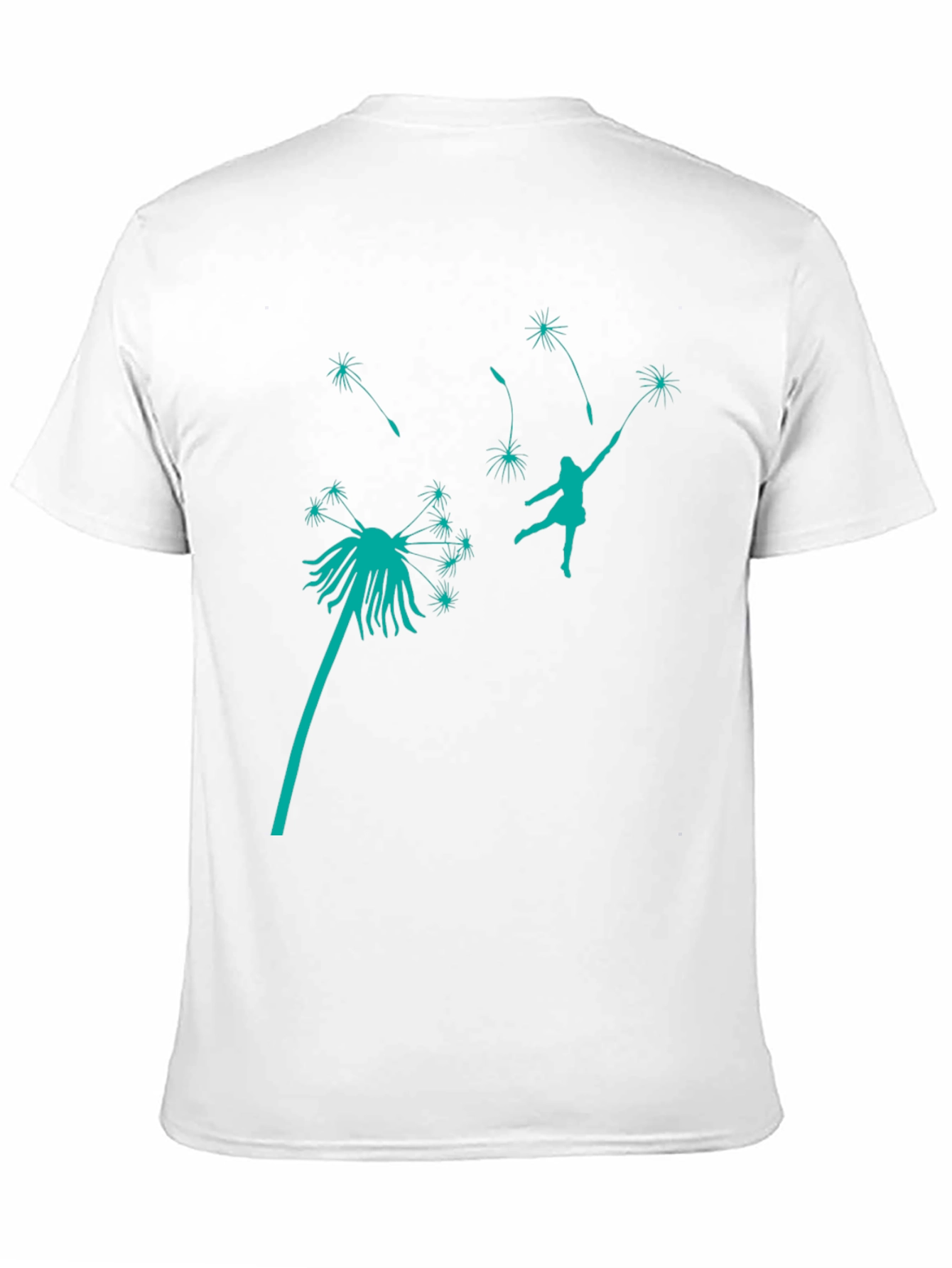 Dandelion Dreams T-Shirt - Black Cotton Tee