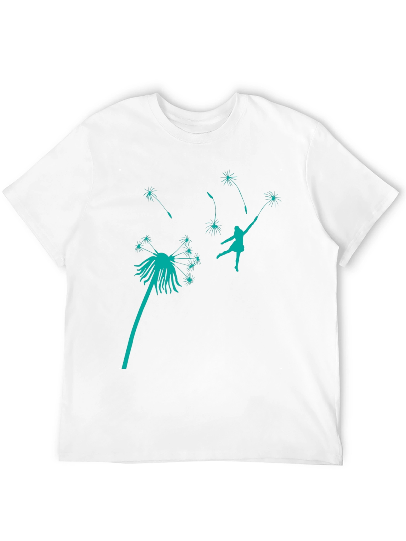 Dandelion Dreams T-Shirt - Black Cotton Tee