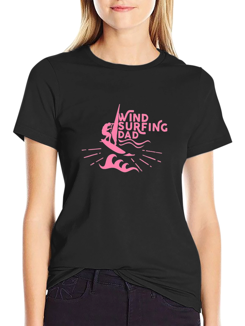 Windsurfing Dad Graphic T-Shirt