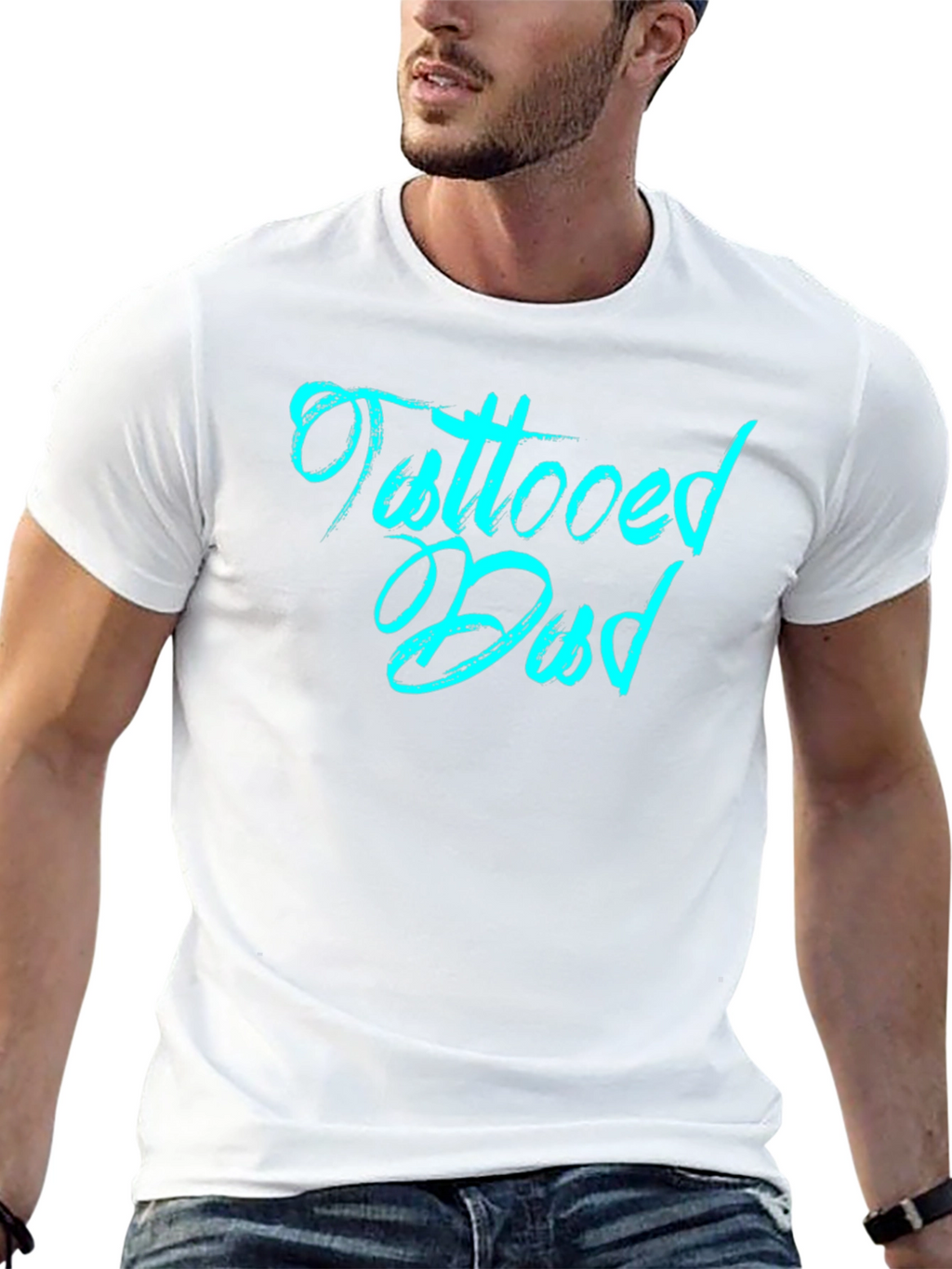 Tattooed Dad Graphic Tee - Cool Fathers Day Gift!