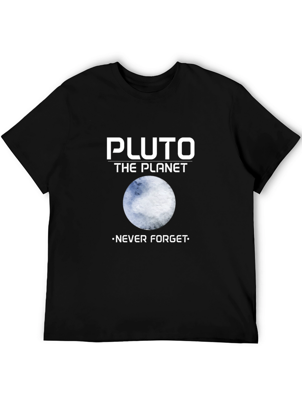 Pluto The Planet Never Forget Graphic T-Shirt
