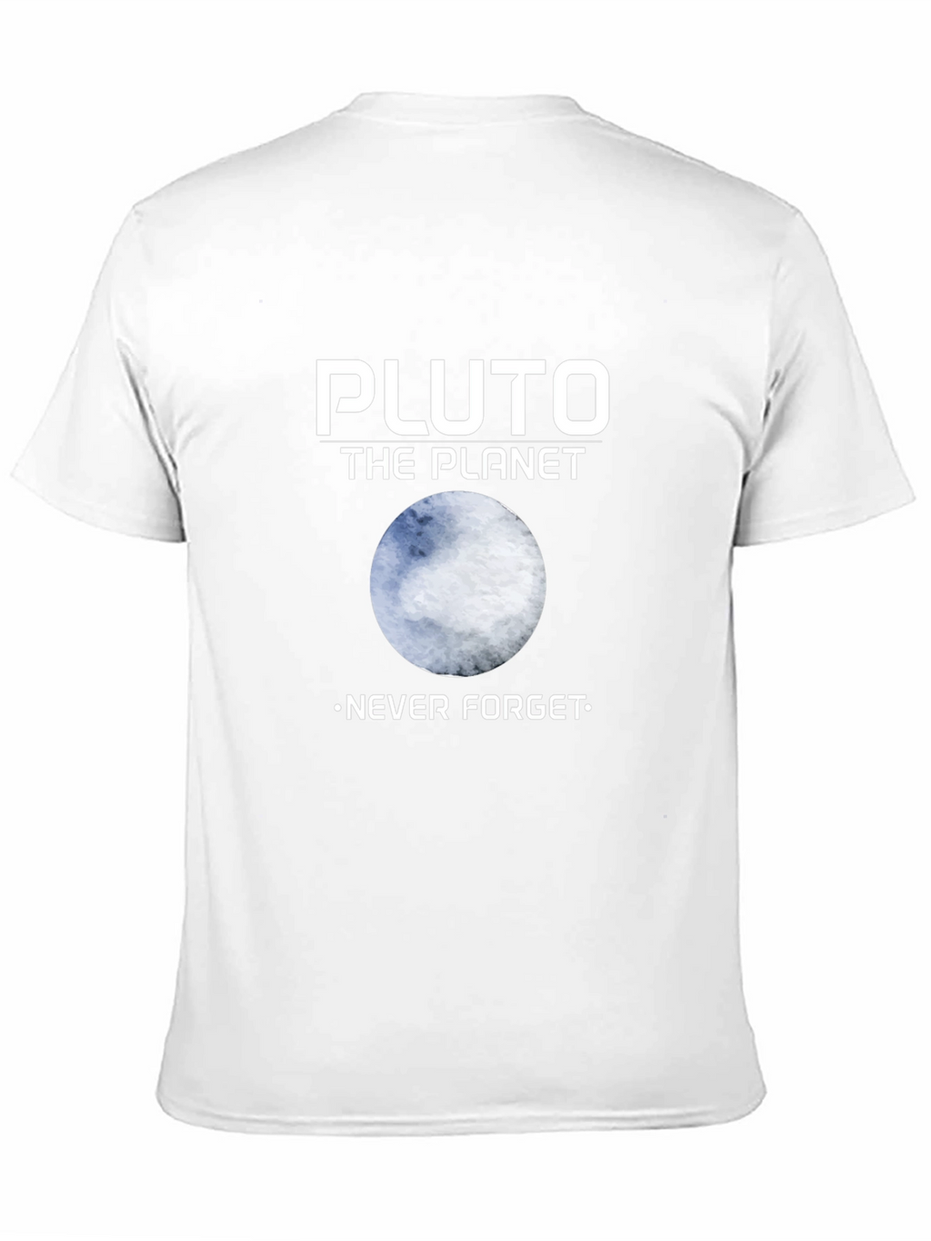 Pluto The Planet Never Forget Graphic T-Shirt