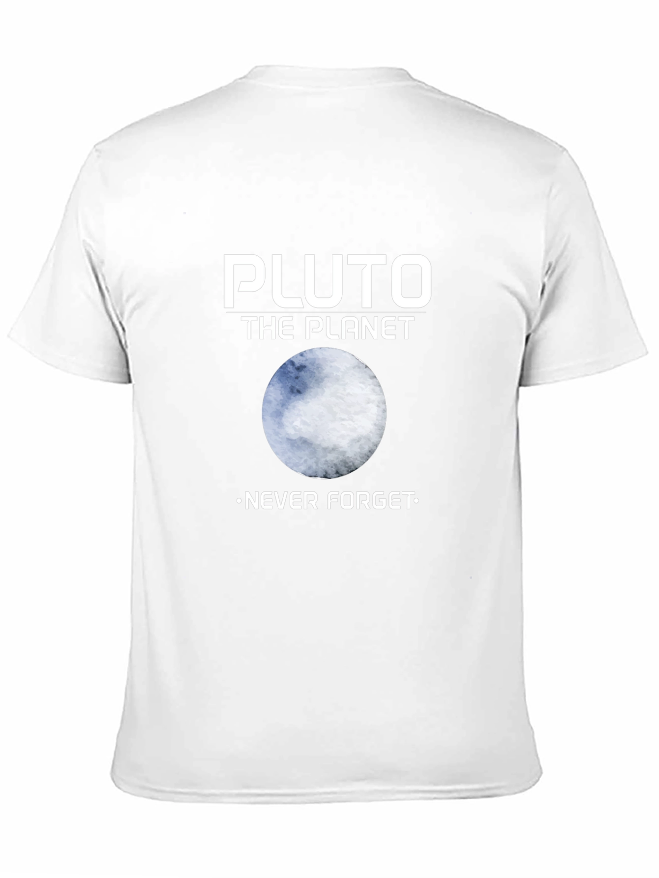 Pluto The Planet Never Forget Graphic T-Shirt