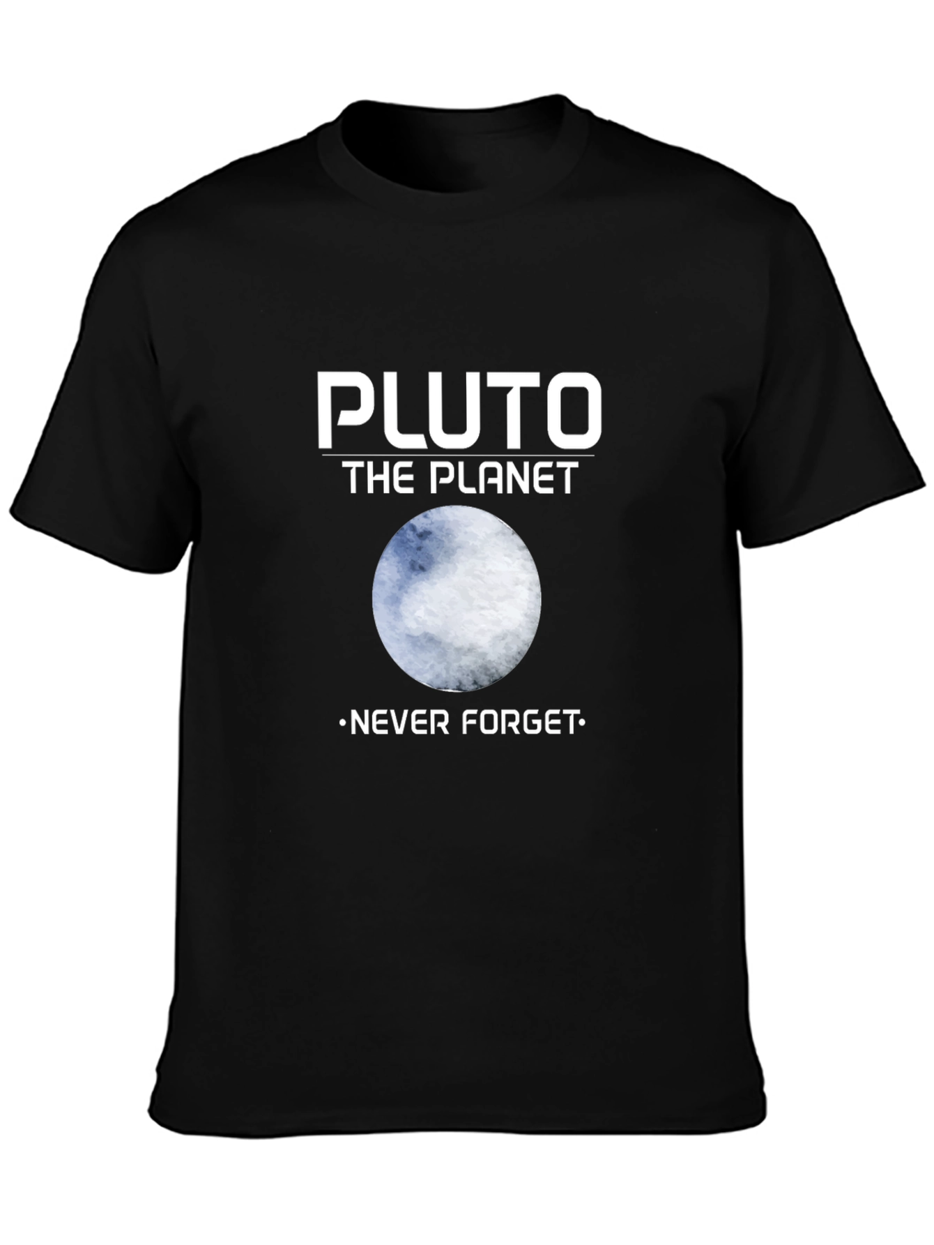 Pluto The Planet Never Forget Graphic T-Shirt