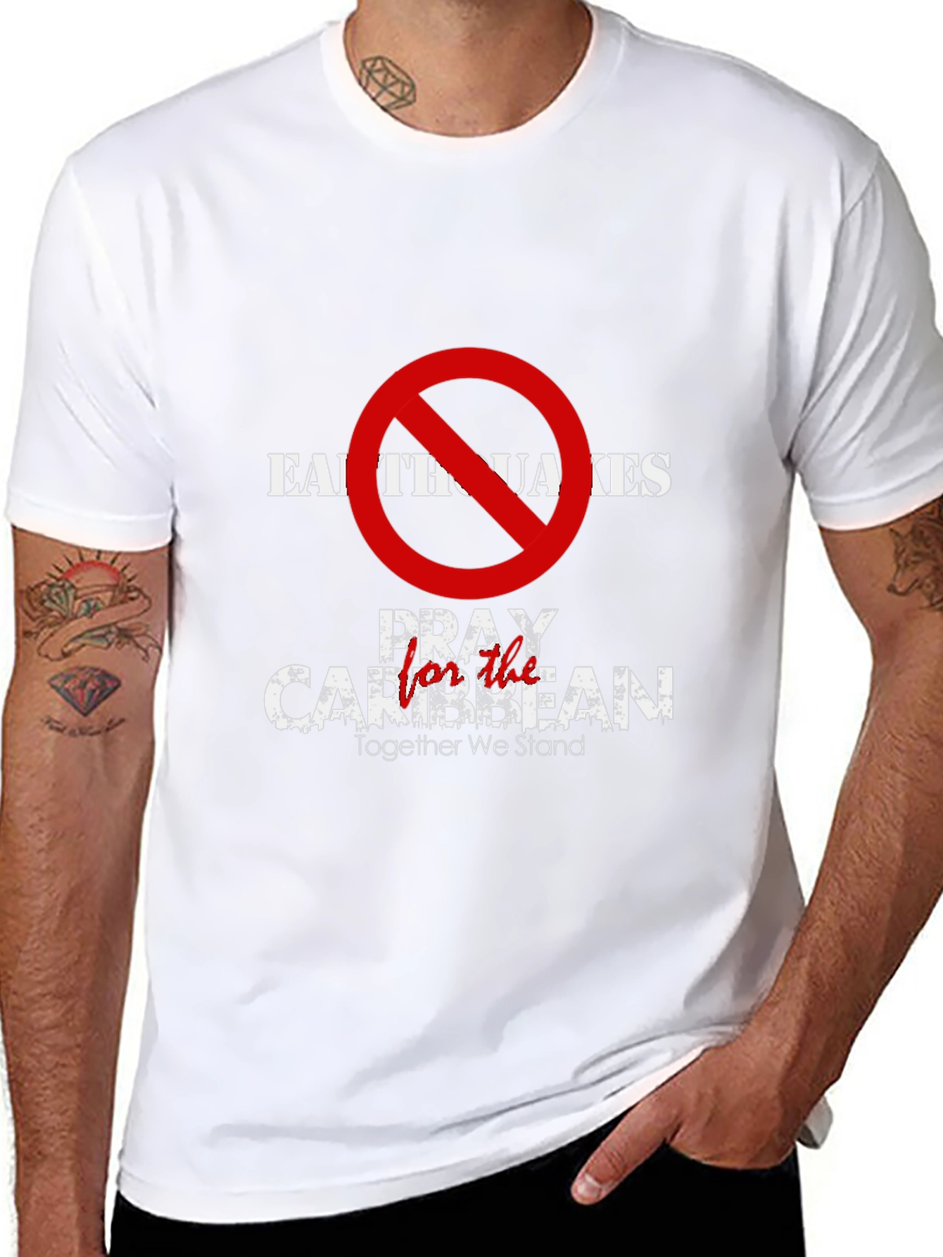 Pray for the Caribbean Graphic T-Shirt