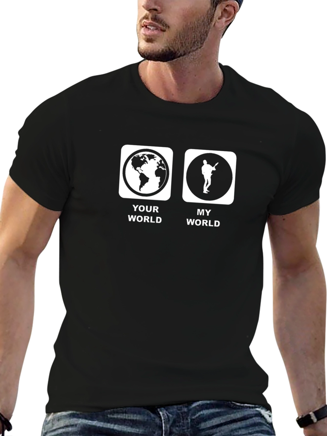Your World My World Graphic Tee - Guitarist Edition