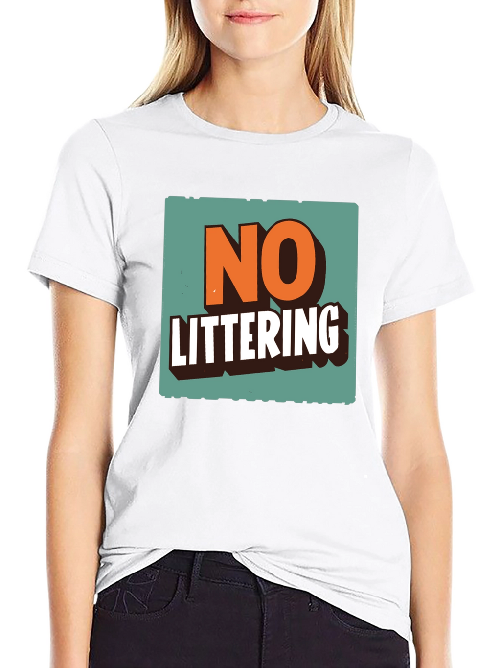No Littering Graphic Tee