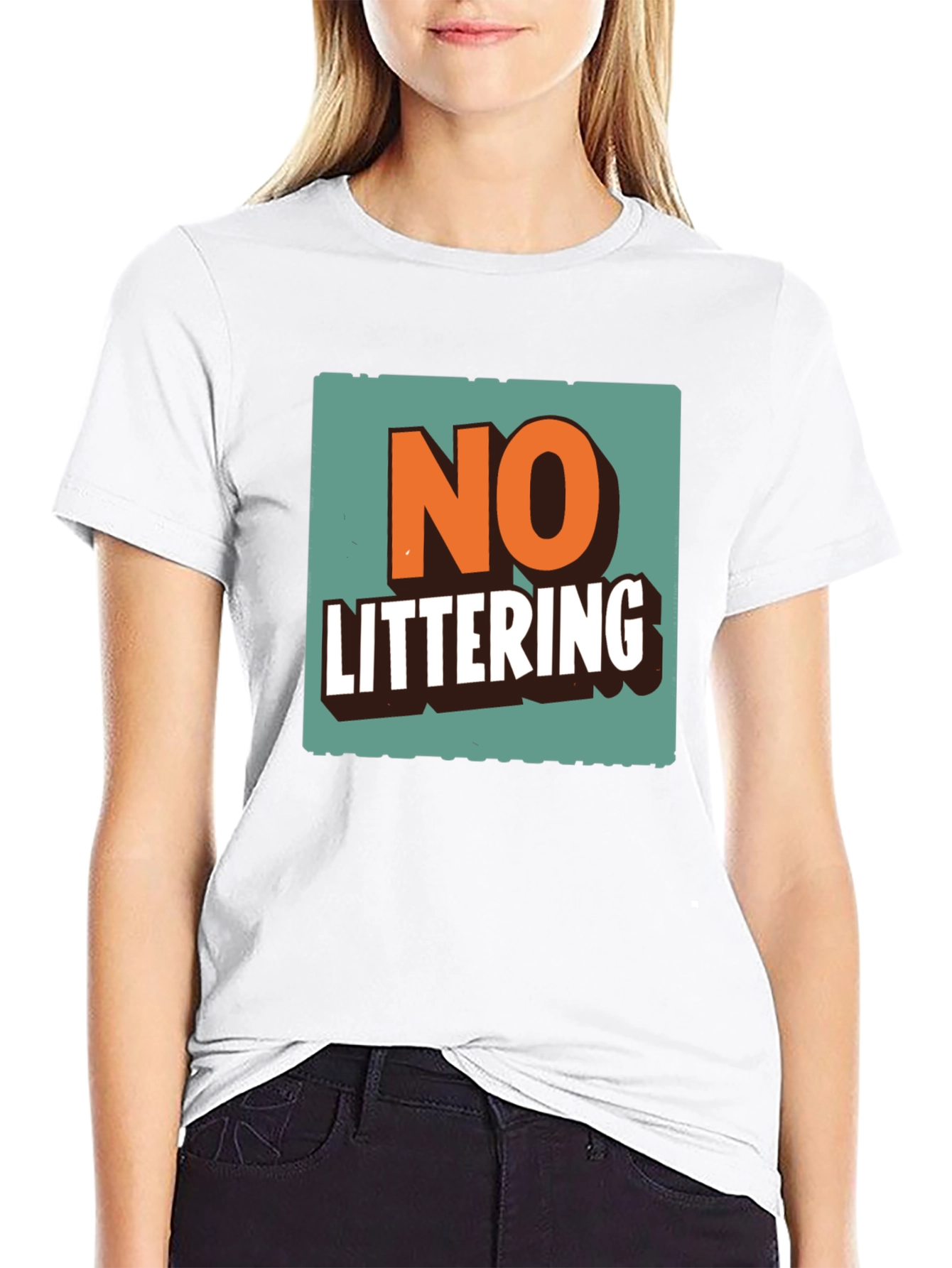 No Littering Graphic Tee