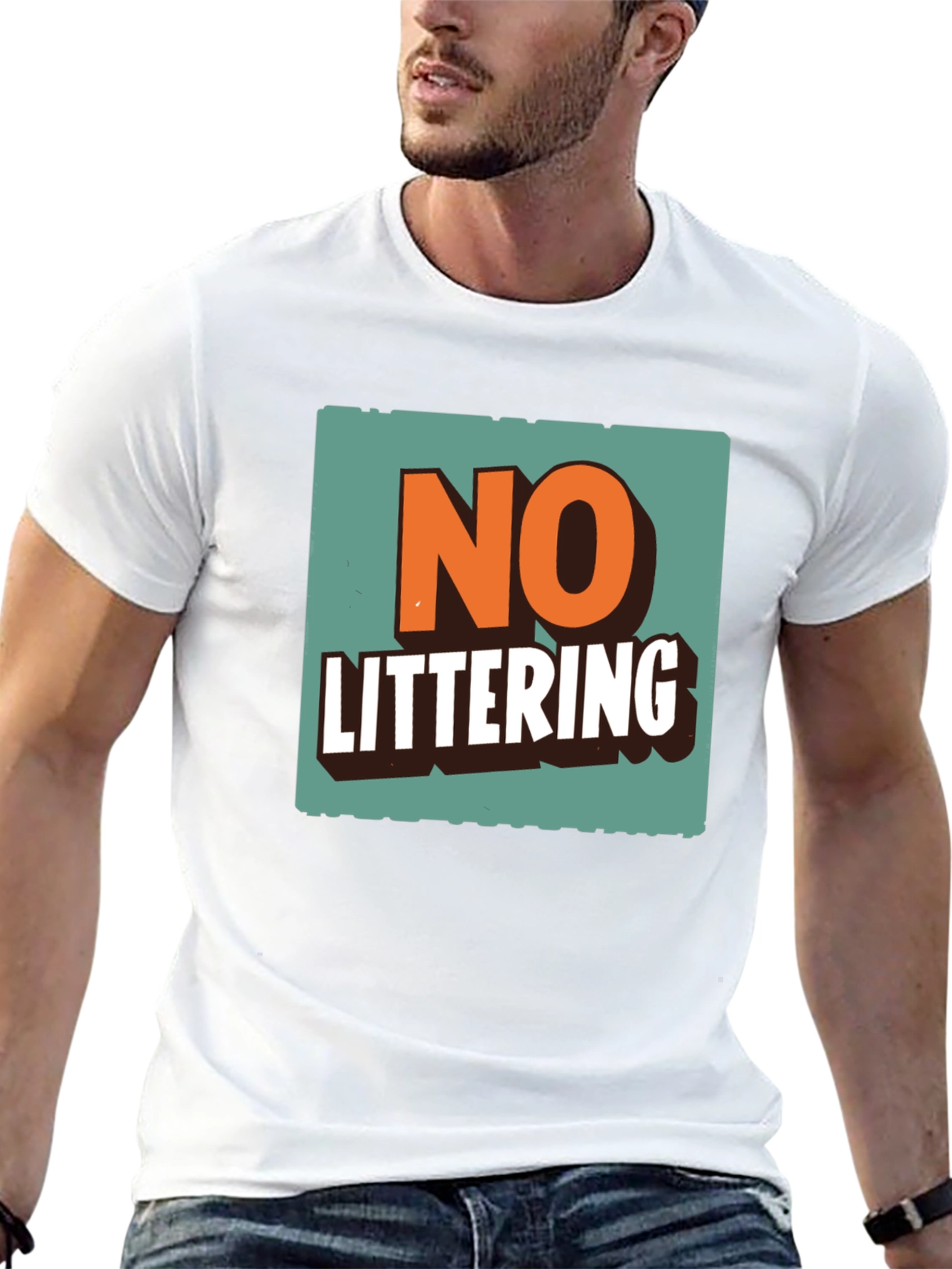 No Littering Graphic Tee