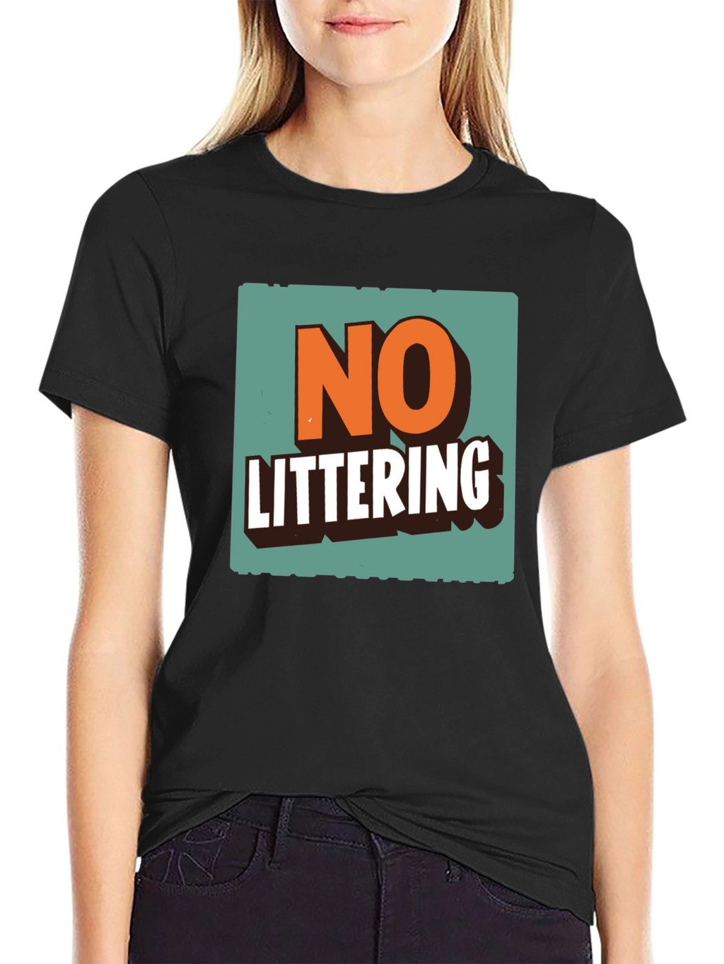 No Littering Graphic Tee