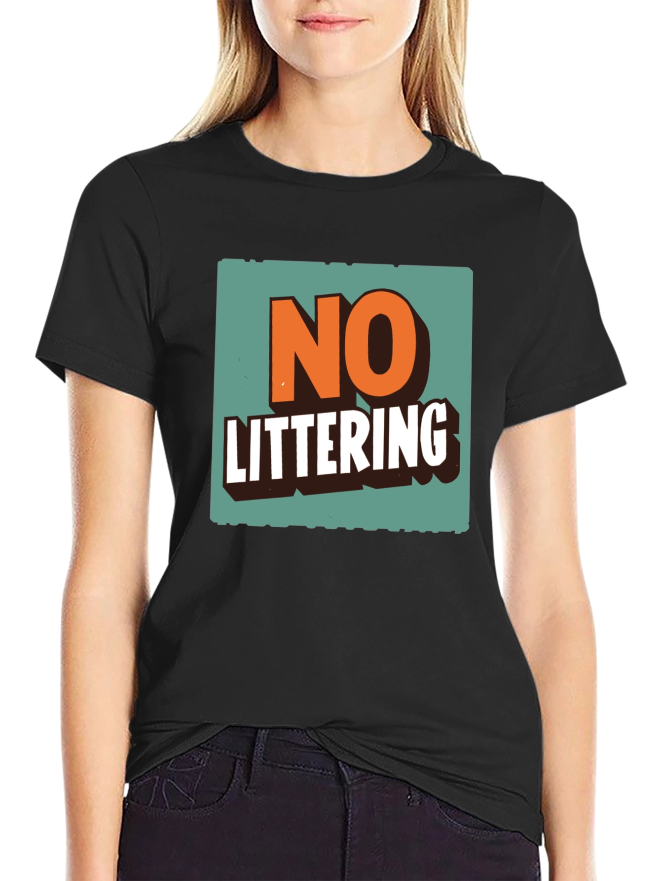 No Littering Graphic Tee