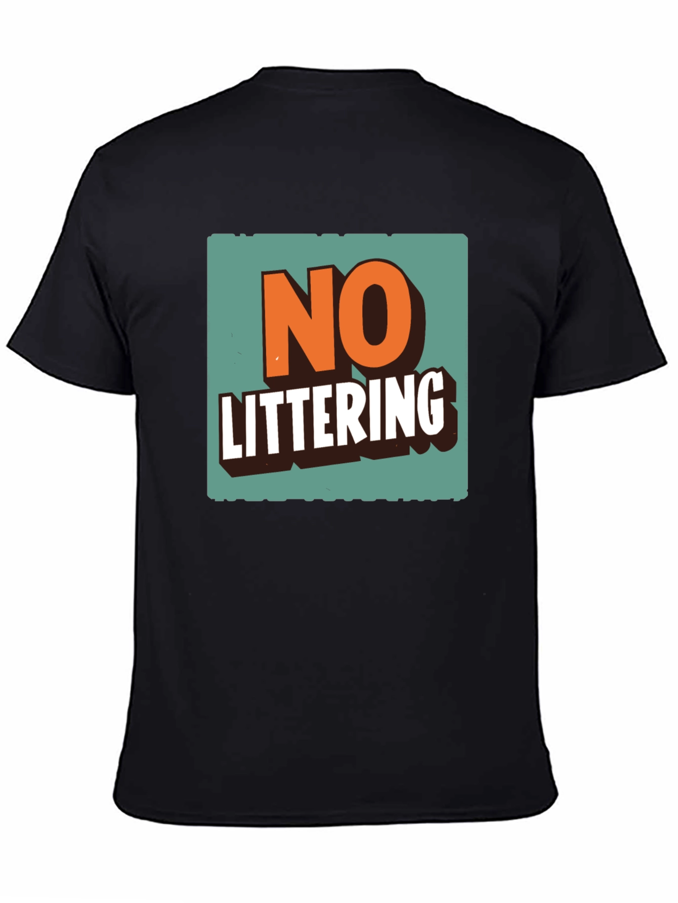 No Littering Graphic Tee