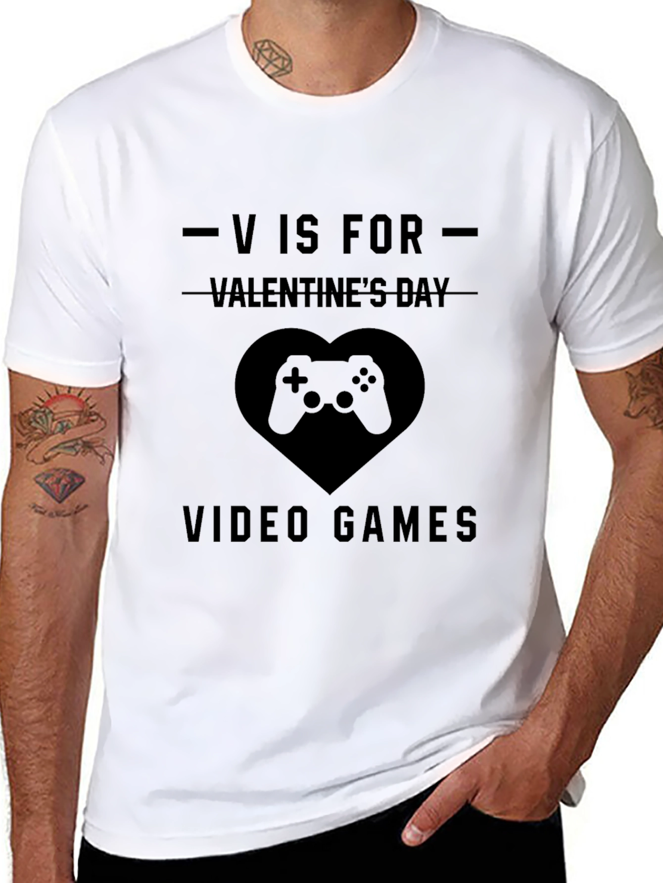 Gamer Valentines Day T-Shirt - Video Game Lover Gift