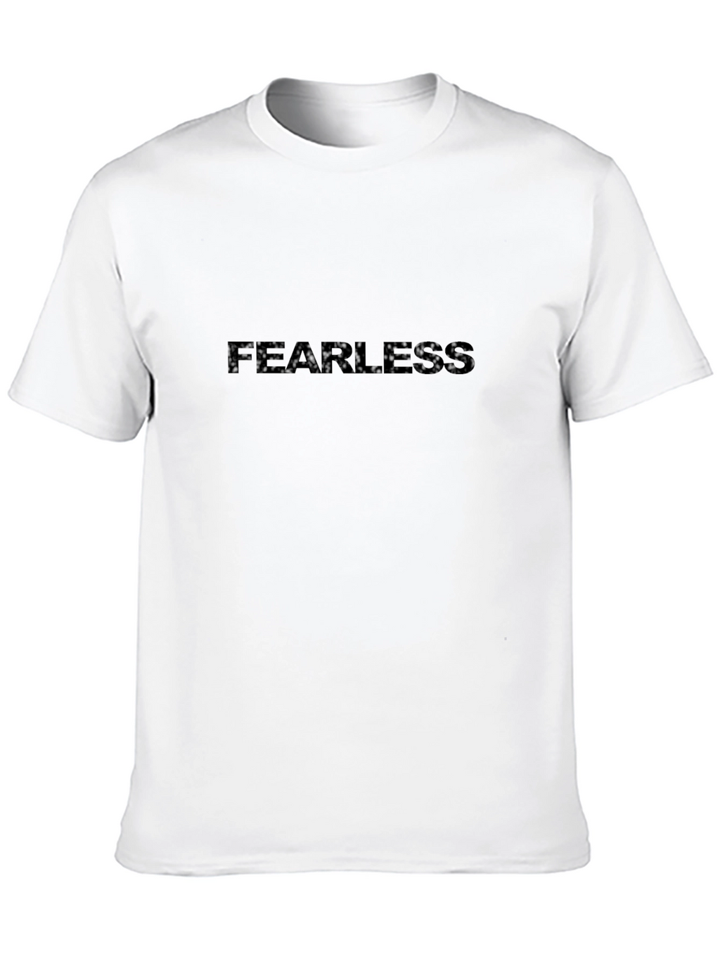 Fearless Black T-Shirt - Mens Crew Neck Tee