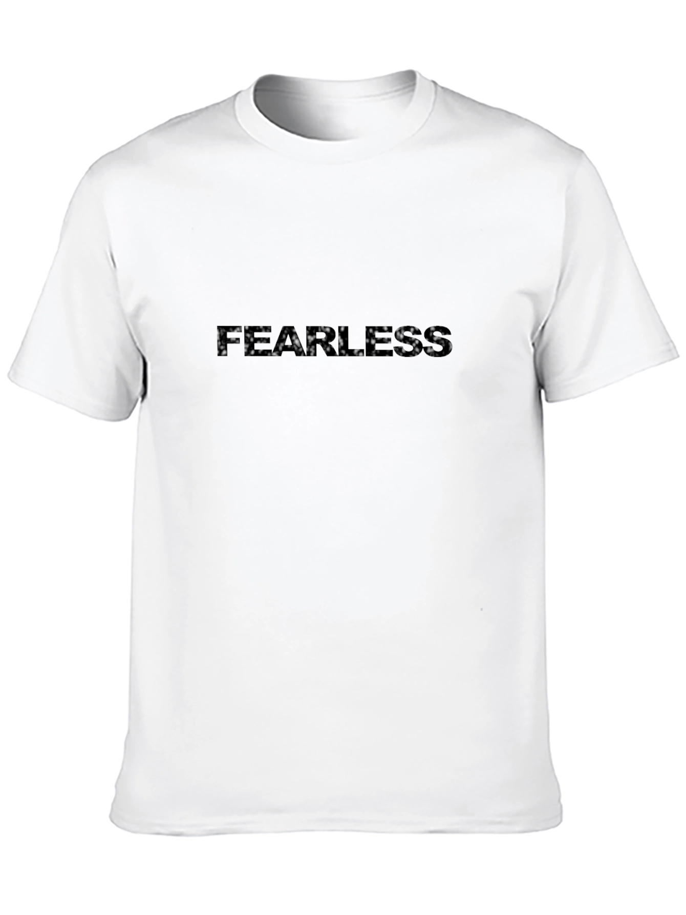 Fearless Black T-Shirt - Mens Crew Neck Tee