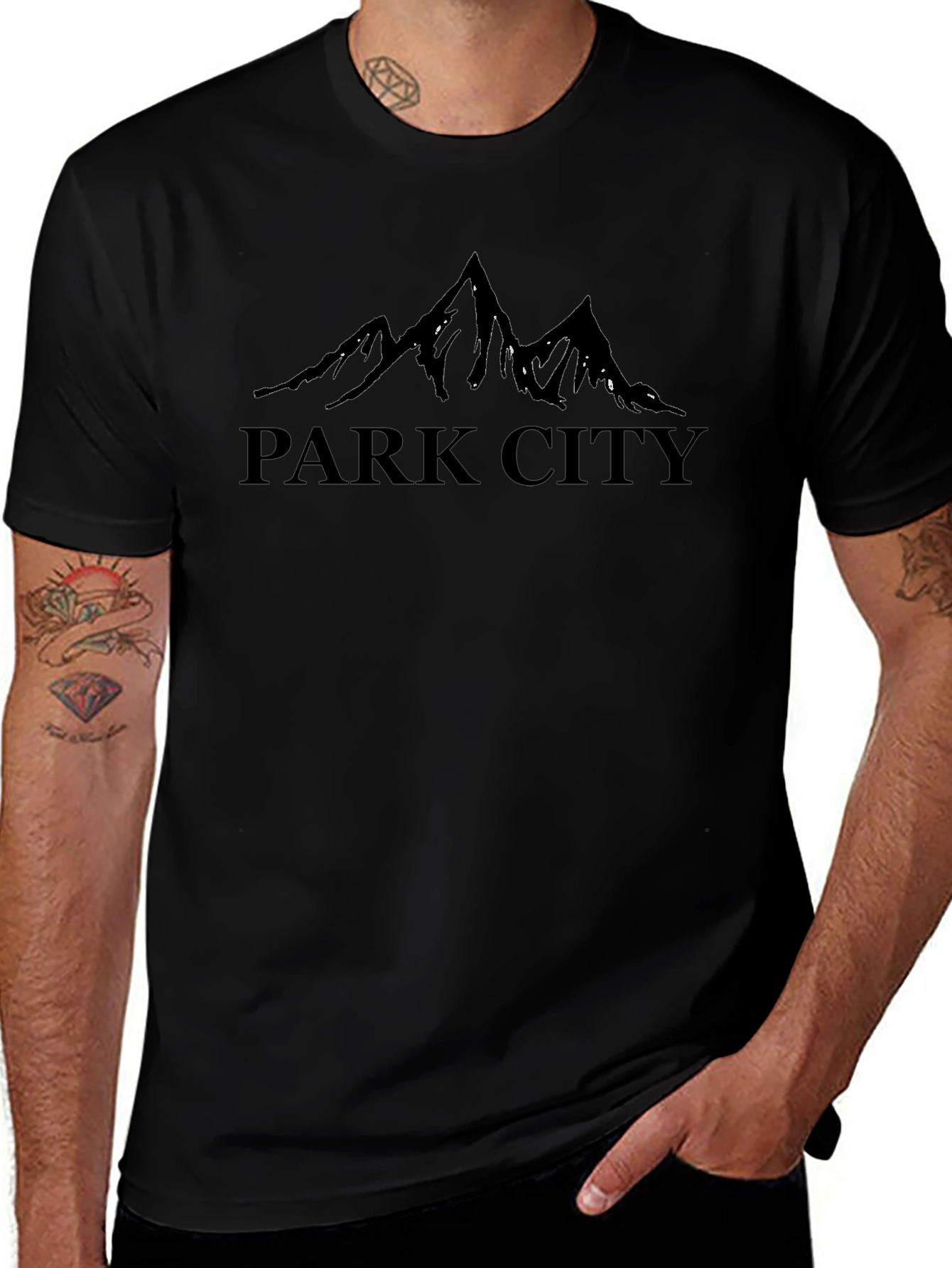 Park City Mountain Graphic Tee - Black