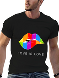 Love is Love Rainbow Lips T-Shirt