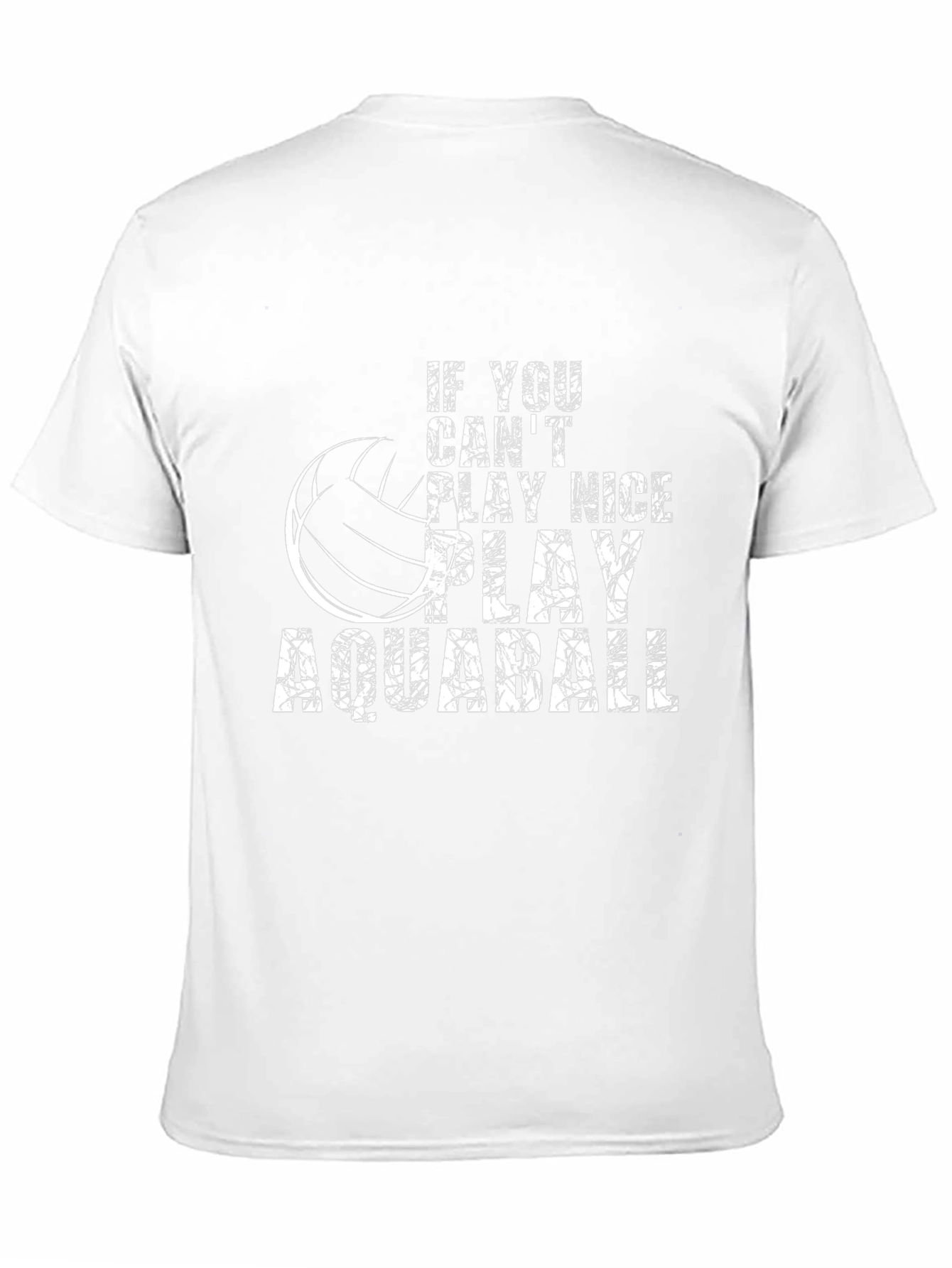 Aquaball Graphic Tee - Black Cotton T-Shirt