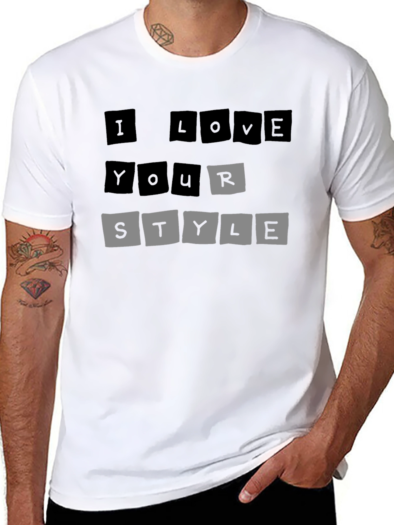 I Love Your Style T-Shirt - Trendy Graphic Tee