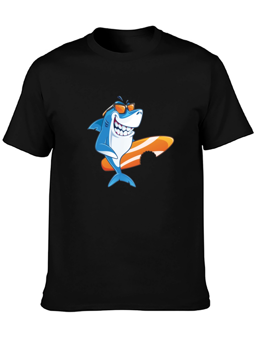 Shark Surfboard Graphic Tee - Cool Summer Vibes
