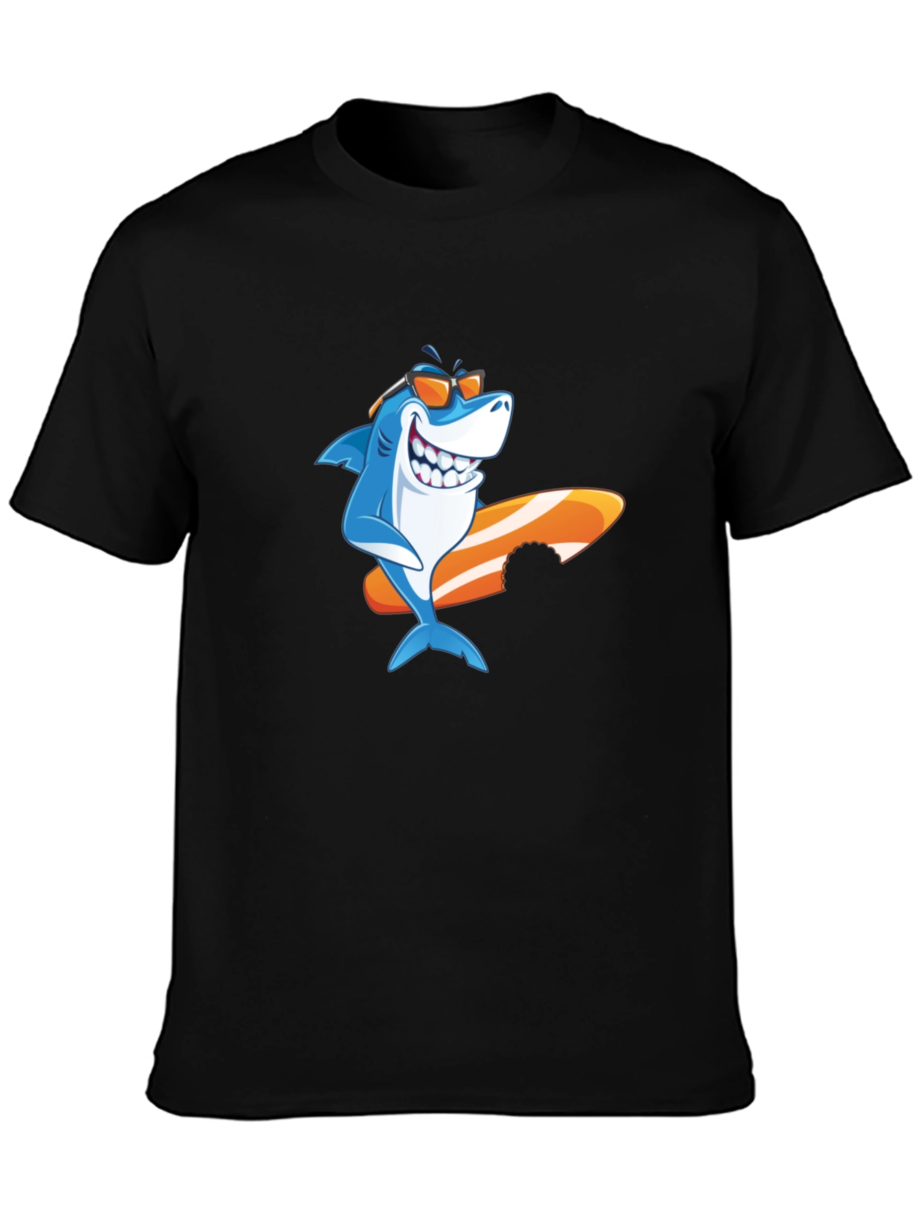 Shark Surfboard Graphic Tee - Cool Summer Vibes