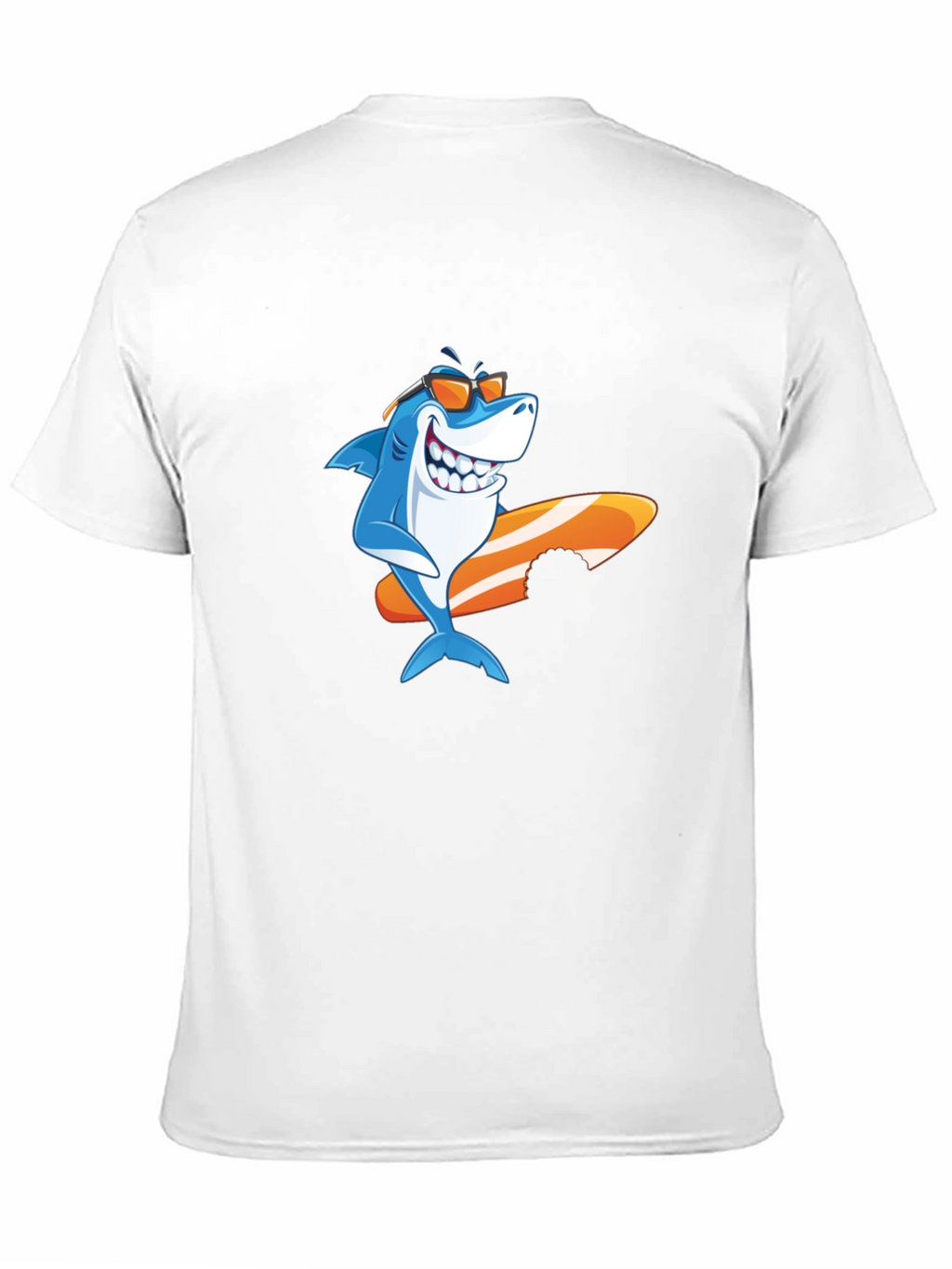 Shark Surfboard Graphic Tee - Cool Summer Vibes