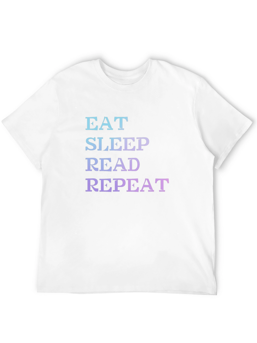 Eat Sleep Read Repeat Black T-Shirt