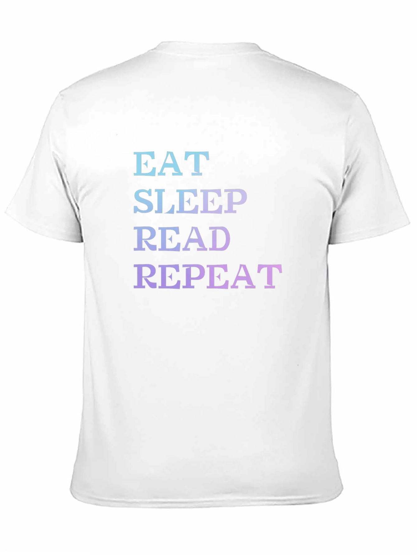 Eat Sleep Read Repeat Black T-Shirt