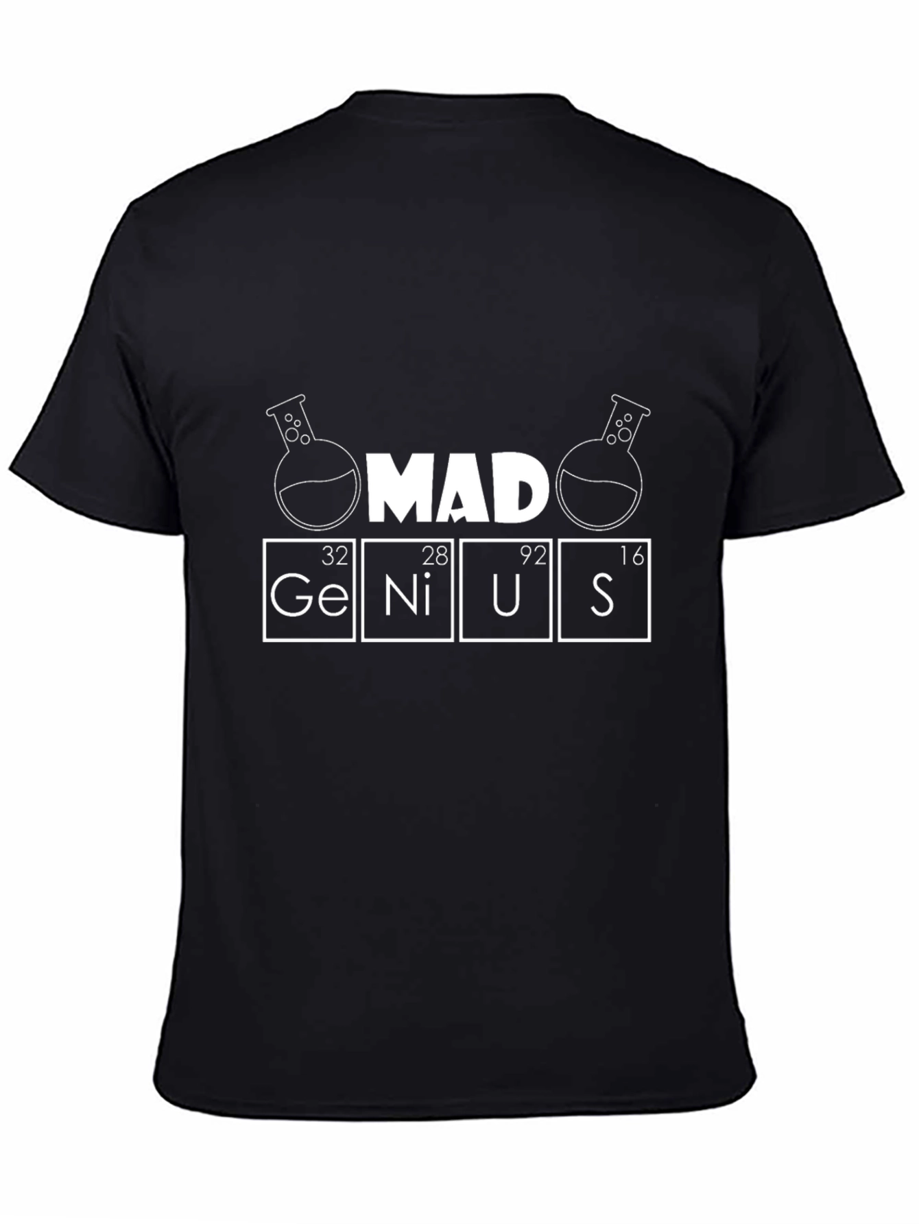 Mad Genius Science T-Shirt - Funny Periodic Table Tee