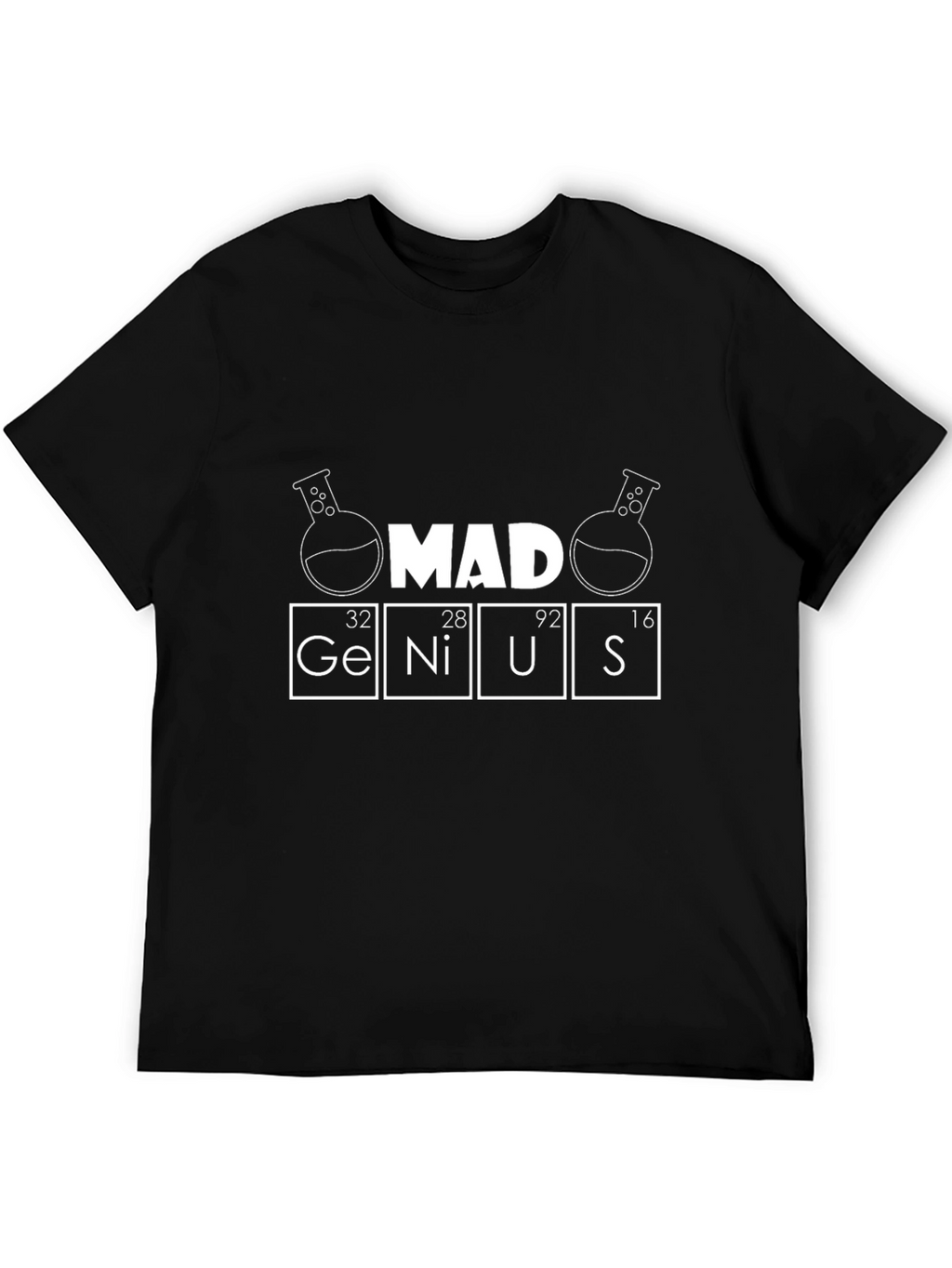 Mad Genius Science T-Shirt - Funny Periodic Table Tee