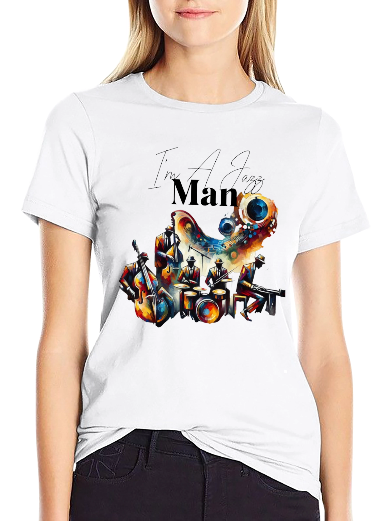 Jazz Man T-Shirt - Cool Graphic Print