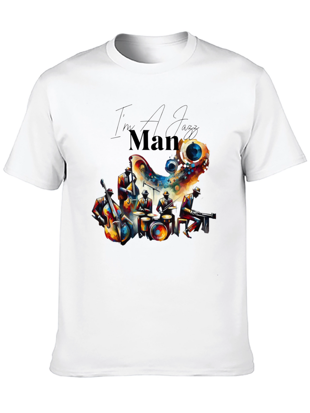 Jazz Man T-Shirt - Cool Graphic Print
