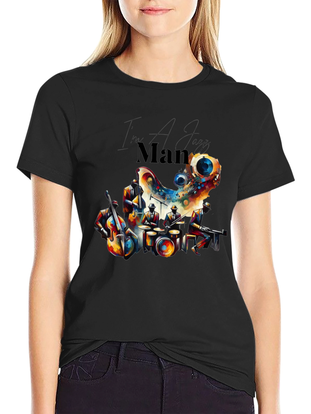 Jazz Man T-Shirt - Cool Graphic Print