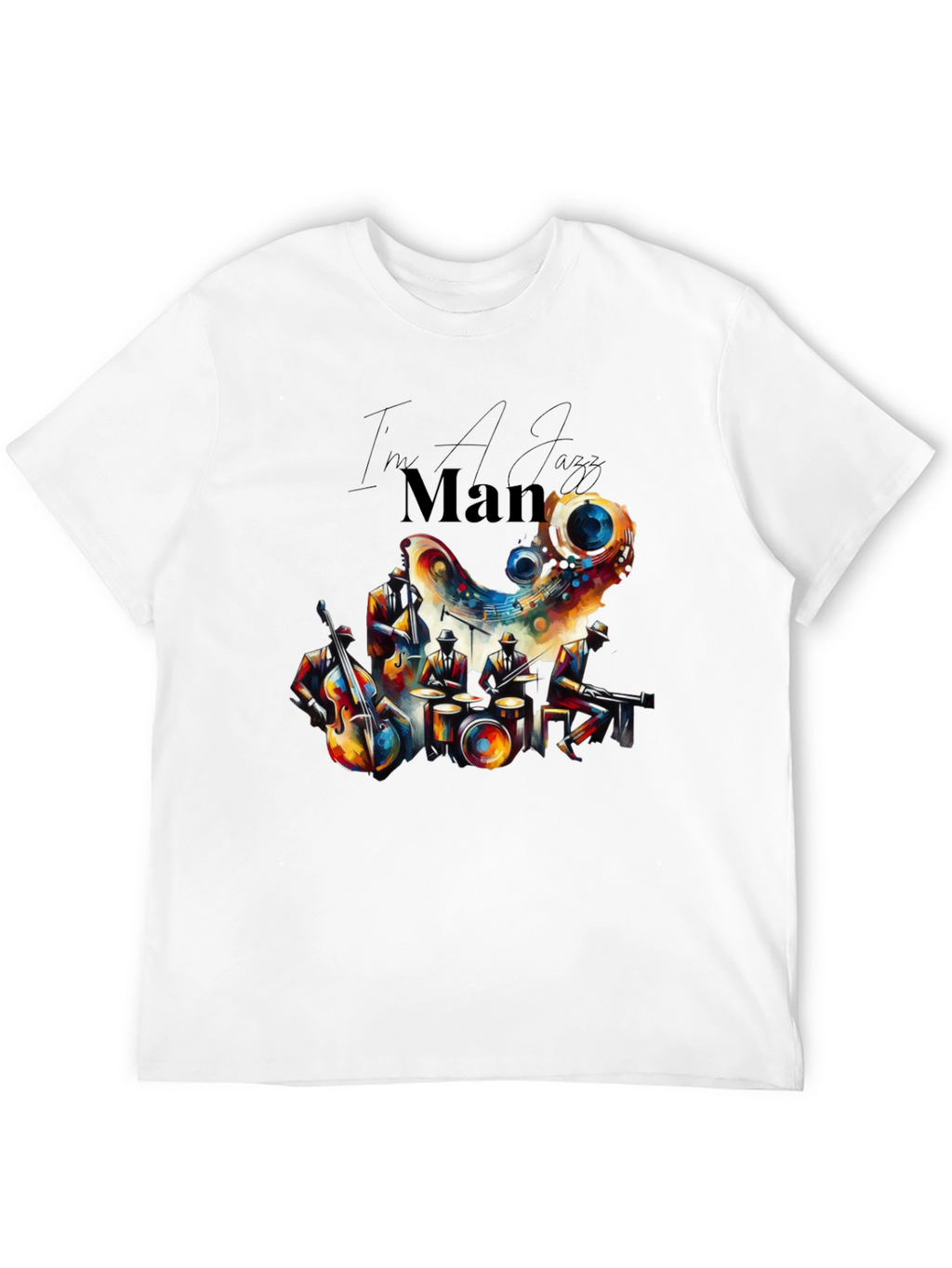 Jazz Man T-Shirt - Cool Graphic Print