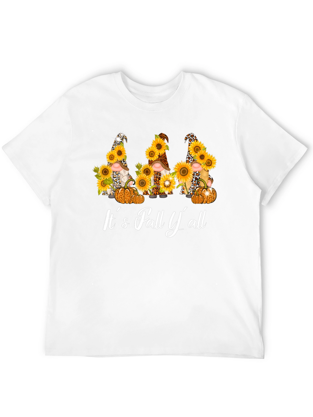 Fall Gnomes & Sunflowers Graphic T-Shirt