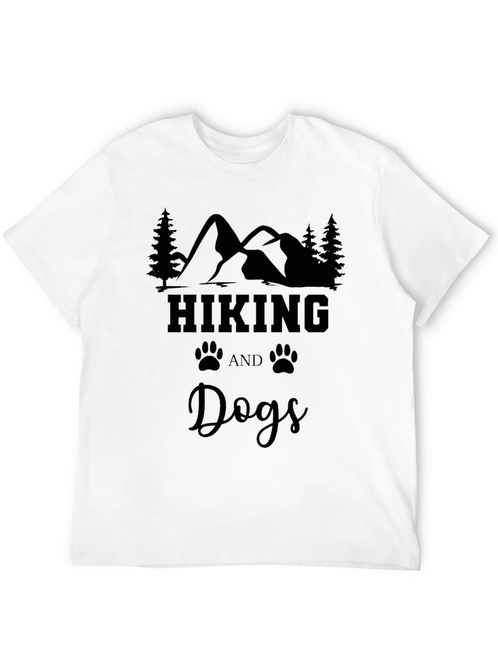 Hiking and Dogs Graphic Tee