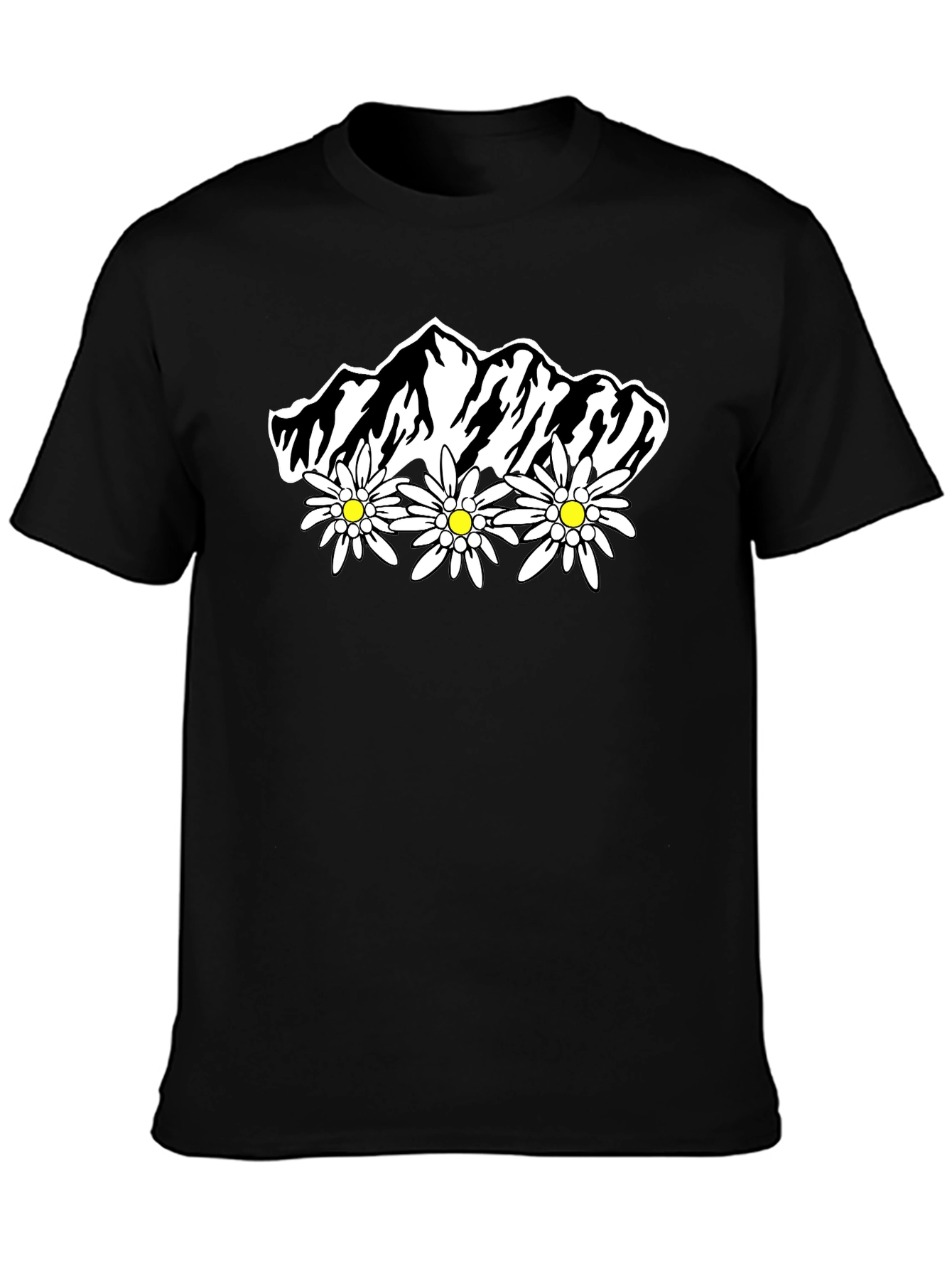 Edelweiss Mountain T-Shirt - Alpine Flower Tee