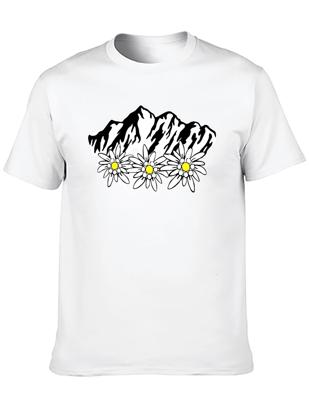 Edelweiss Mountain T-Shirt - Alpine Flower Tee