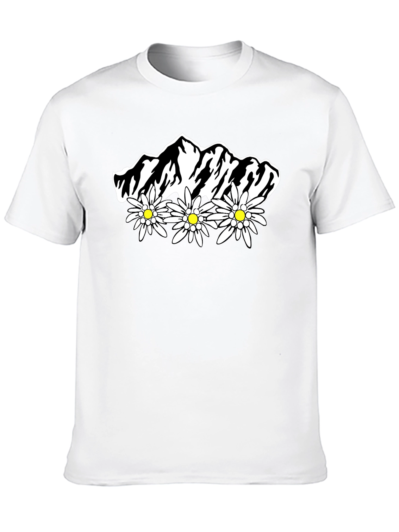 Edelweiss Mountain T-Shirt - Alpine Flower Tee