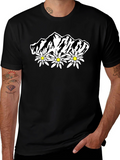 Edelweiss Mountain T-Shirt - Alpine Flower Tee
