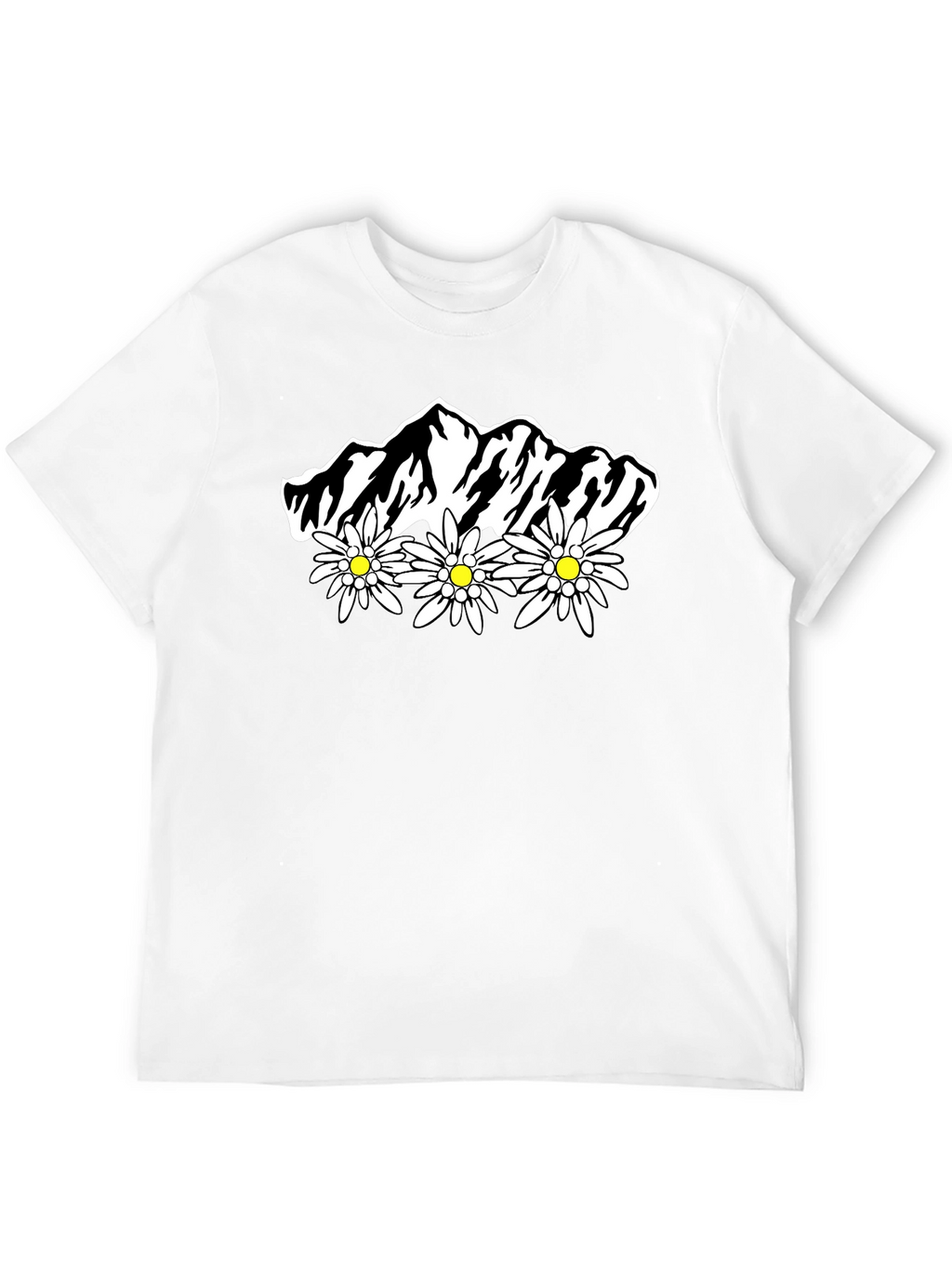 Edelweiss Mountain T-Shirt - Alpine Flower Tee