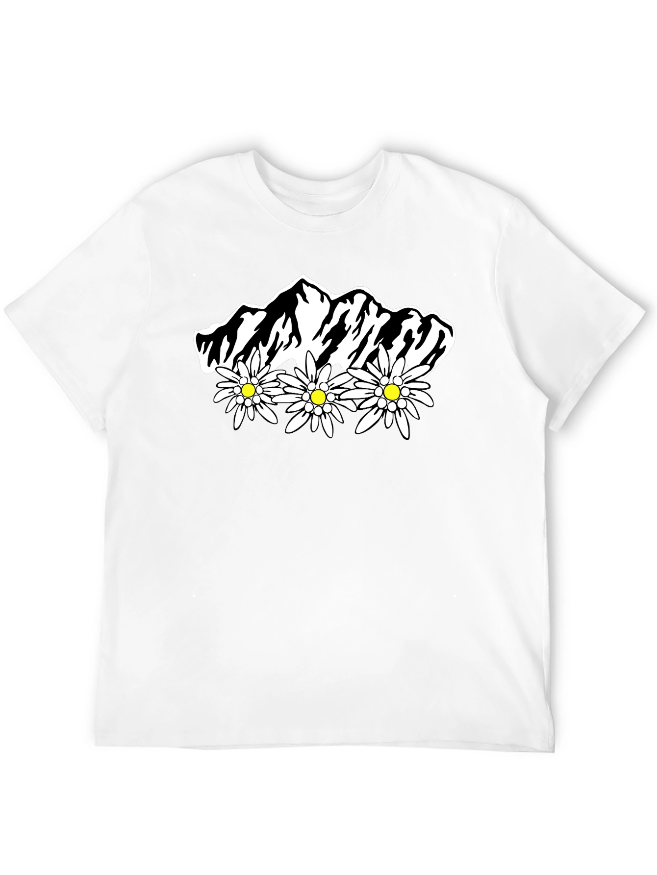 Edelweiss Mountain T-Shirt - Alpine Flower Tee