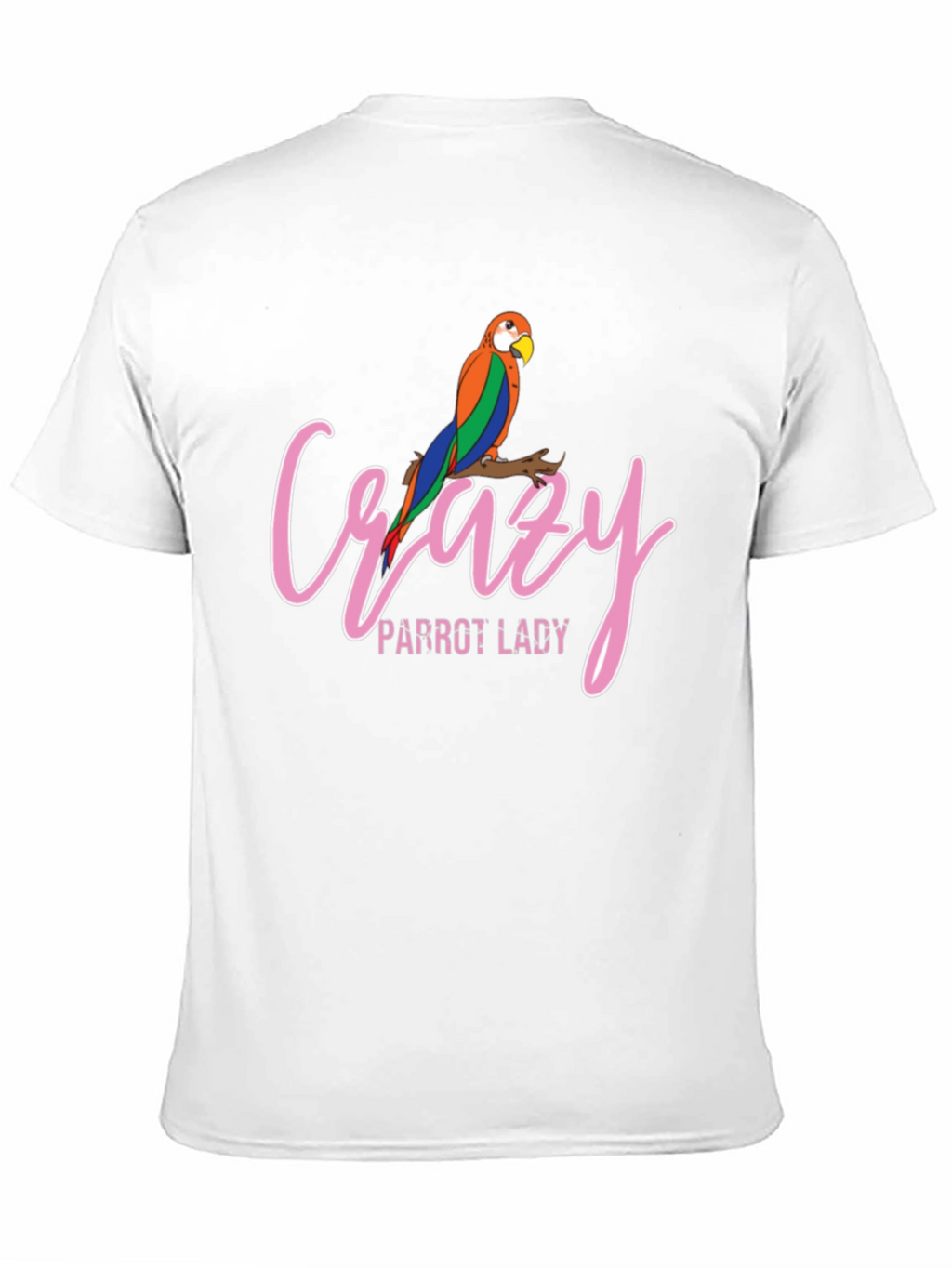 Crazy Parrot Lady T-Shirt - Cute Bird Lover Tee