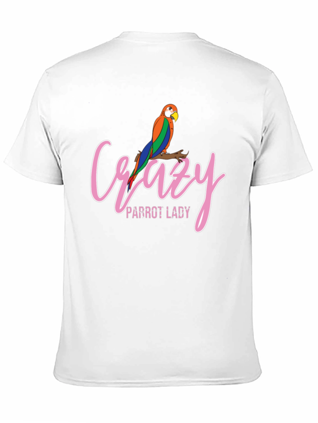 Crazy Parrot Lady T-Shirt - Cute Bird Lover Tee