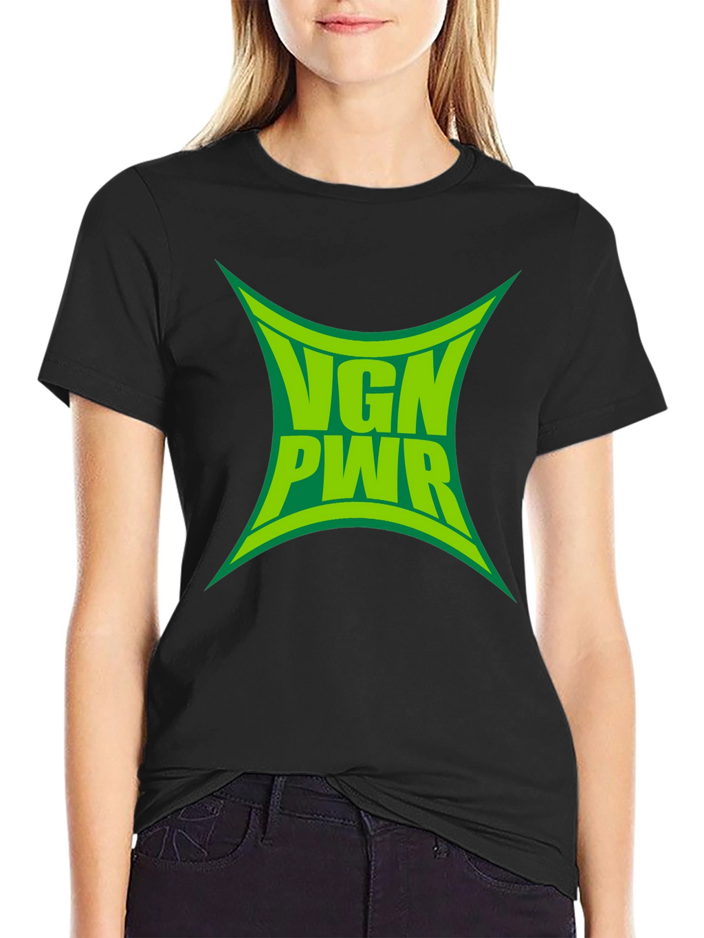 VGN PWR Graphic Tee - Vegan Power Black T-Shirt