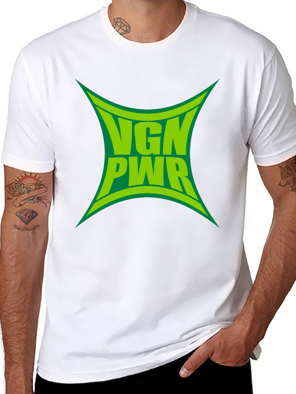 VGN PWR Graphic Tee - Vegan Power Black T-Shirt