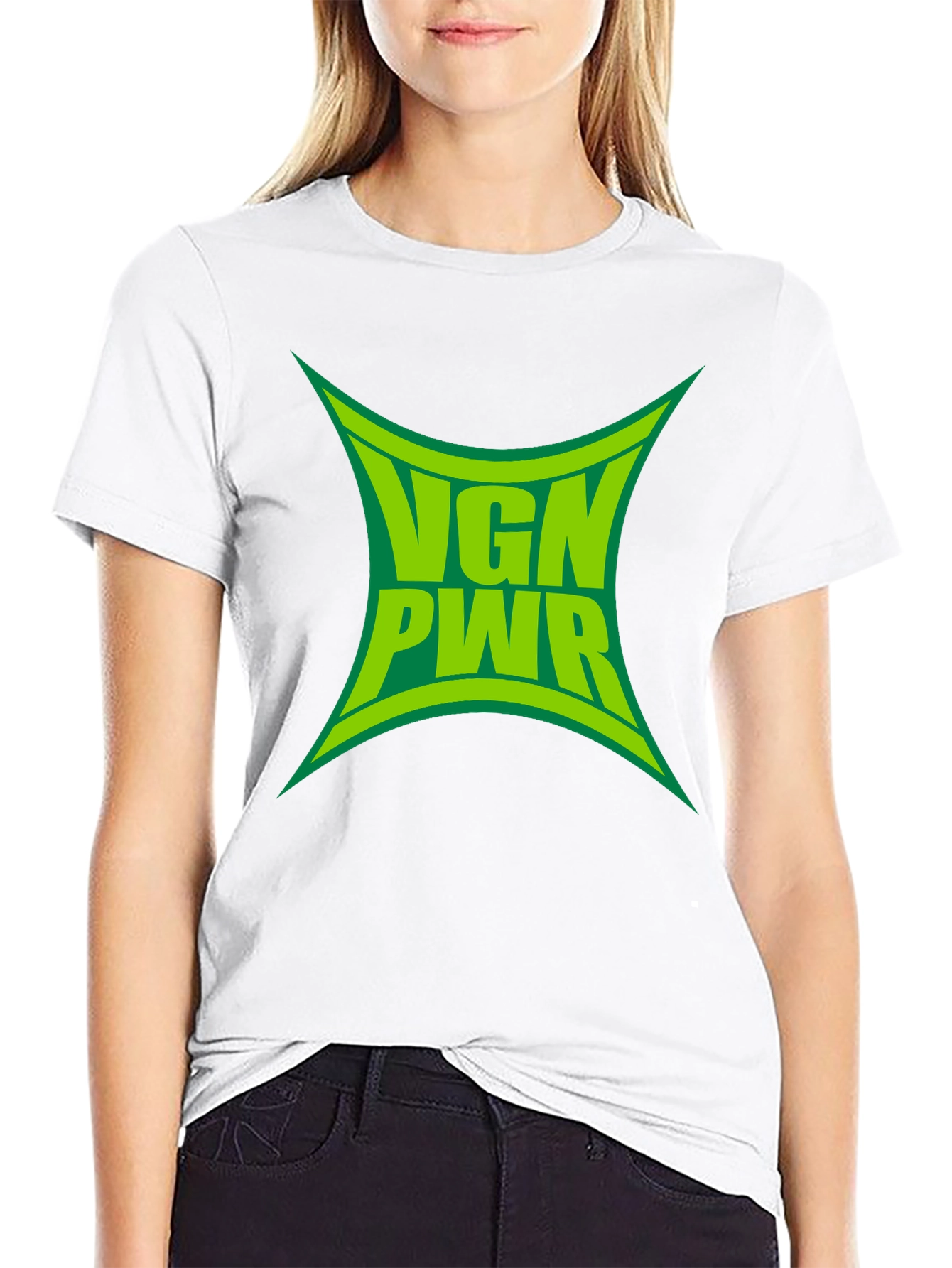 VGN PWR Graphic Tee - Vegan Power Black T-Shirt